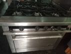 Stainless Steel Industrial 6 Burner with Oven
