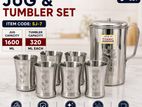 STAINLESS STEEL JUG & THUMBLER SET SJ-7