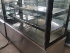 stainless steel pastry show case 5 feet