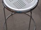 STAINLESS STEEL ROUND TOP STOOL