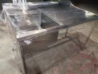 Stainless Steel Sink with Working Table