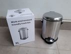 Stainless Steel Slow Down Sound Less Trash Bin (Dust Bin)