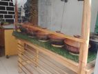 Wooden Food Stand