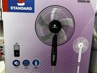 Standard Stand Fan 16" with remote | Glanzo-Black