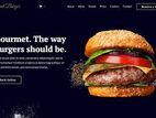 Static Web Designed For Burger Shop Combo Package