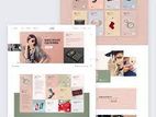 Static Web Site For Clothing Shop Budget Package