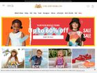 Static Web Site For Kids Clothing Shop Budget Package