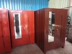 Steel 2 Door Cupboard with Mirror 6 by 4