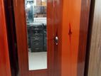 Steel 2 Door Cupboard with Mirror 6by 4