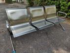 Steel 3 Seater Gang Chairs