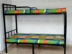 Steel Bed 6ft *3ft with Double Layer Mattress