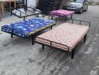 Steel Bed with Foam Mattress