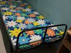 Steel Bed with Mattress