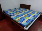 Steel Bed with Mattress 4'x6