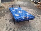 Steel Bed with Mattress 6×3