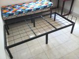 Steel Bed with mattress