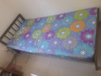 Steel Bed with Mattress
