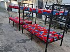 Steel Bunk bed with 2 Double layer mattress