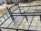 Steel Bunk Bed with 2 Single Layer Mattress