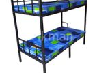 Steel Bunk Bed with Double Layer Mattress 6×3