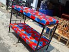 Steel Bunk Beds 6×3 with 2 double layer mattress