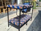 Steel Bunk Beds with 2 double layer mattrees