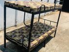 Steel Bunk beds with 2 mattresses