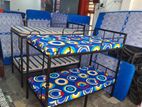 Steel Bunk beds with 2 single layer mattrees