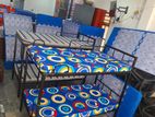 Steel Bunk beds with 2 single layer mattrees