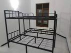 Steel Bunker Bed Bunk තට්ටු දෙකේ යකඩ ඇදන් .