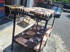 Steel Bunker Bed with 2 Single Foam Mattress