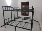 Steel Bunker Bed with Bunk තට්ටු දෙකේ