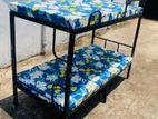 Steel bunker beds with 2 mattresses