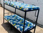 Steel bunker beds with 2 mattresses