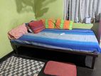 Steel Double Bed with Matress (6ft x 4ft)