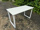 Steel Frame Office Table 4x2ft White