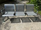 Steel Gang Chair 3 Seater