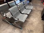 Steel Gang Chair 3 Seater