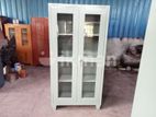 Steel Glass Office Cupboard 6 by 3