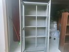 Steel Glass Office Cupboard 6 by 3 Heavy