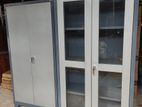 Steel Glass Office Cupboard 6x3ft
