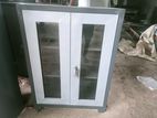Steel Half Glass Office Cupboard 4 by 3