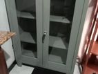 Steel Half Glass Office Cupboard