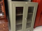 Steel Half Glass Office Cupboard