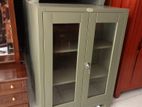 Steel Half Office Cupboard with Glass 4by 3