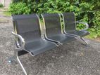 Steel Lobby Gang Chair 3 Seater