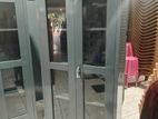 Steel Office Cupboard Glass