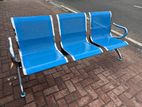Steel Office Gang Chair 3 Seater