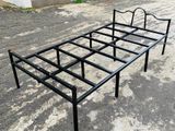Steel single bed