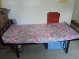 Steel Single Bed with Matters